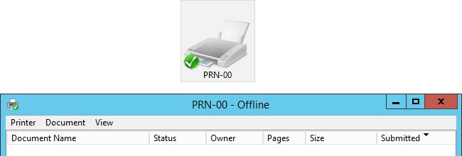 Cosa significa stampante offline